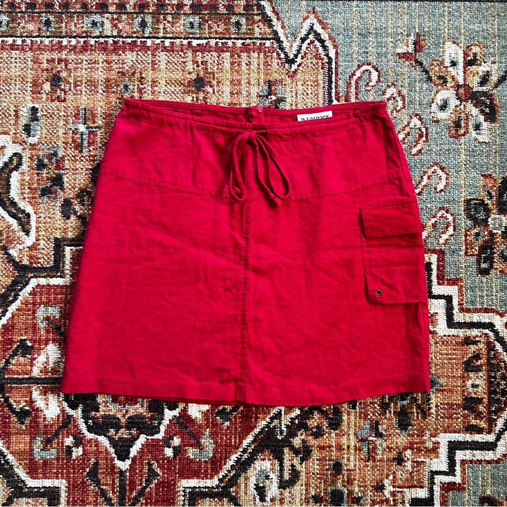 Vintage Red Skirt